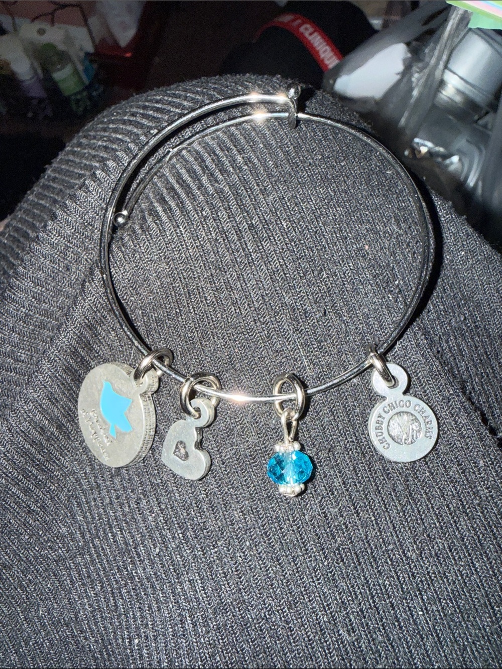 Adjustable Silver Charm Bracelet! (Like New)